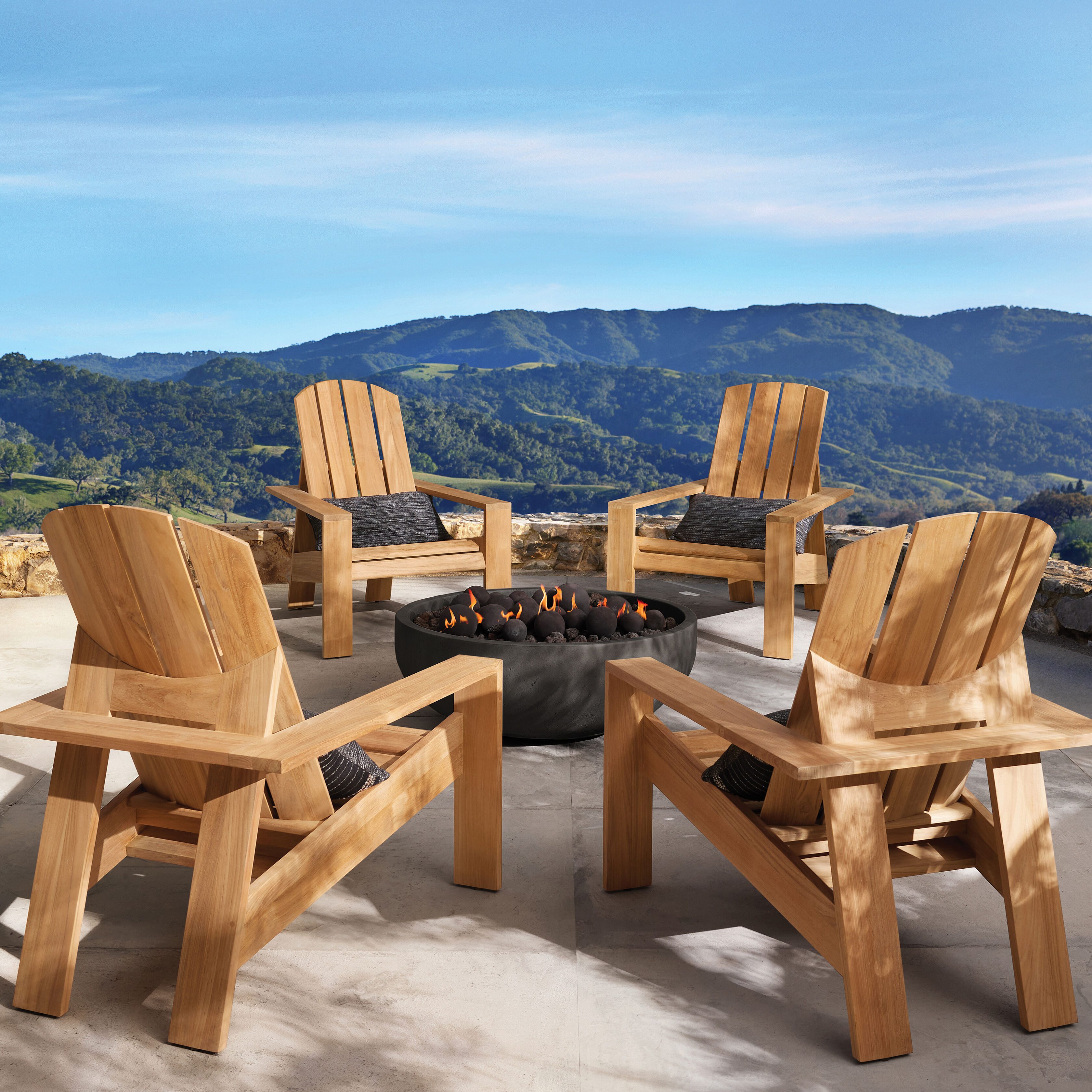 Outdoor Fire Pit Spheres Arhaus