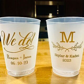 Custom 16 oz. Frosted Plastic Cups (Set of 50)