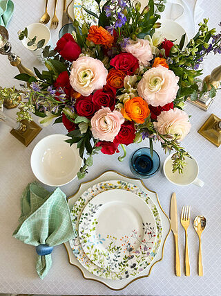 Tivoli Garden Set of 4 Appetizer Plates