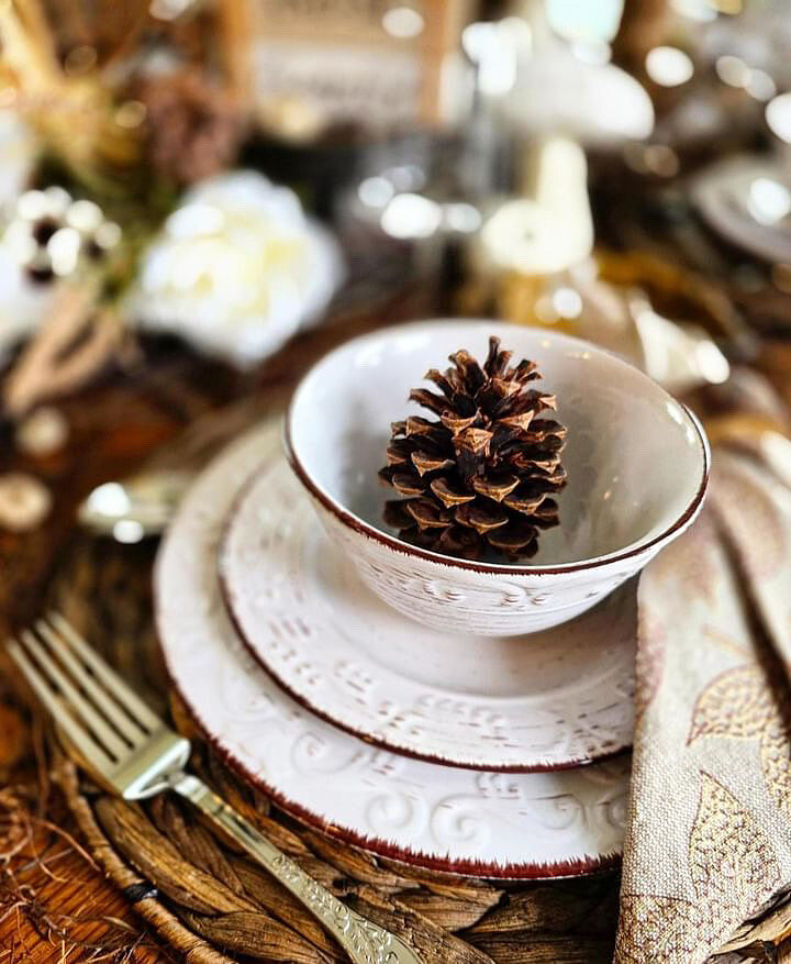 Trellis White Double Handled Soup Bowl