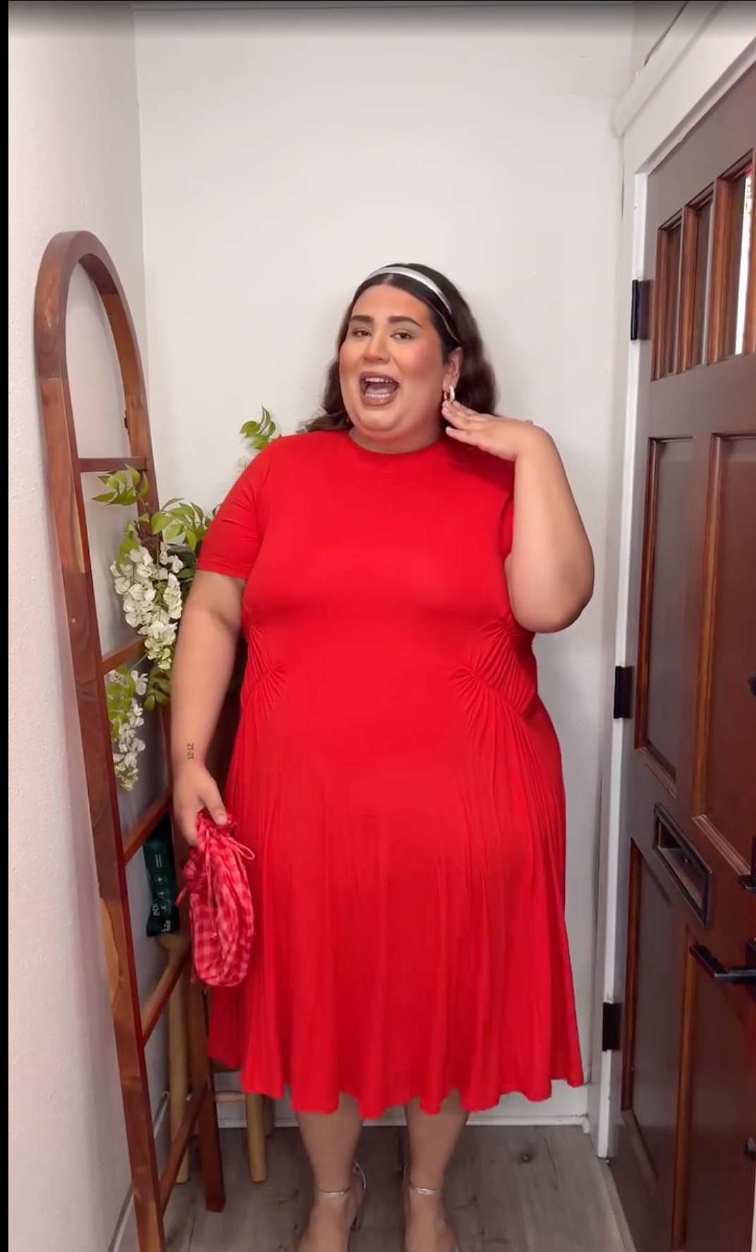 Devi Liquid Jersey Dress - Black Cherry – Universal Standard