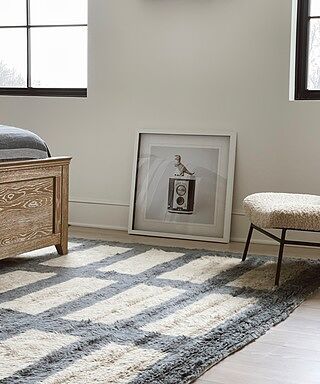 Hand-knotted Shag Rug, Beige/Cream - Pepper - Revival Rugs