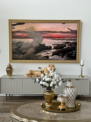 Gatsby Gold Frame for Samsung The Frame TV | Deco TV Frames