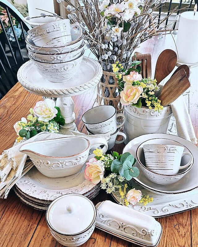 Trellis White Double Handled Soup Bowl