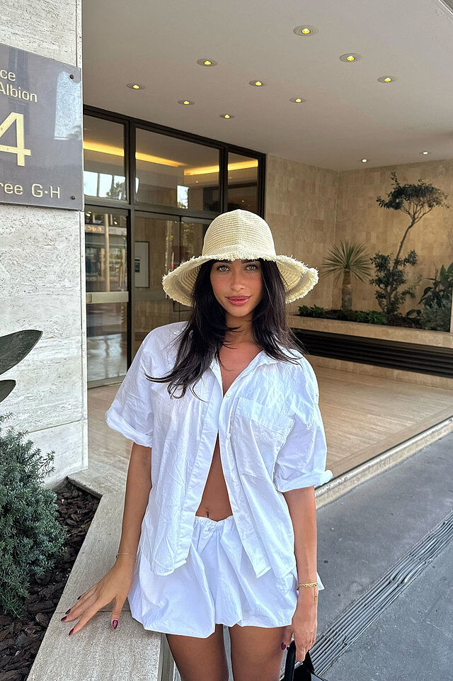 Suzette Poplin Bubble Mini Skirt - White | Fashion Nova