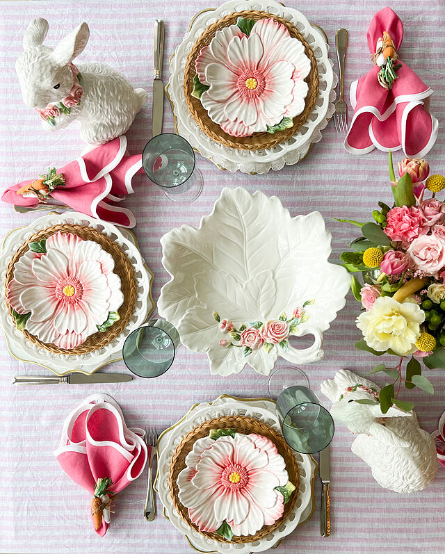 La Fleur Flower Appetizer Salad Plate
