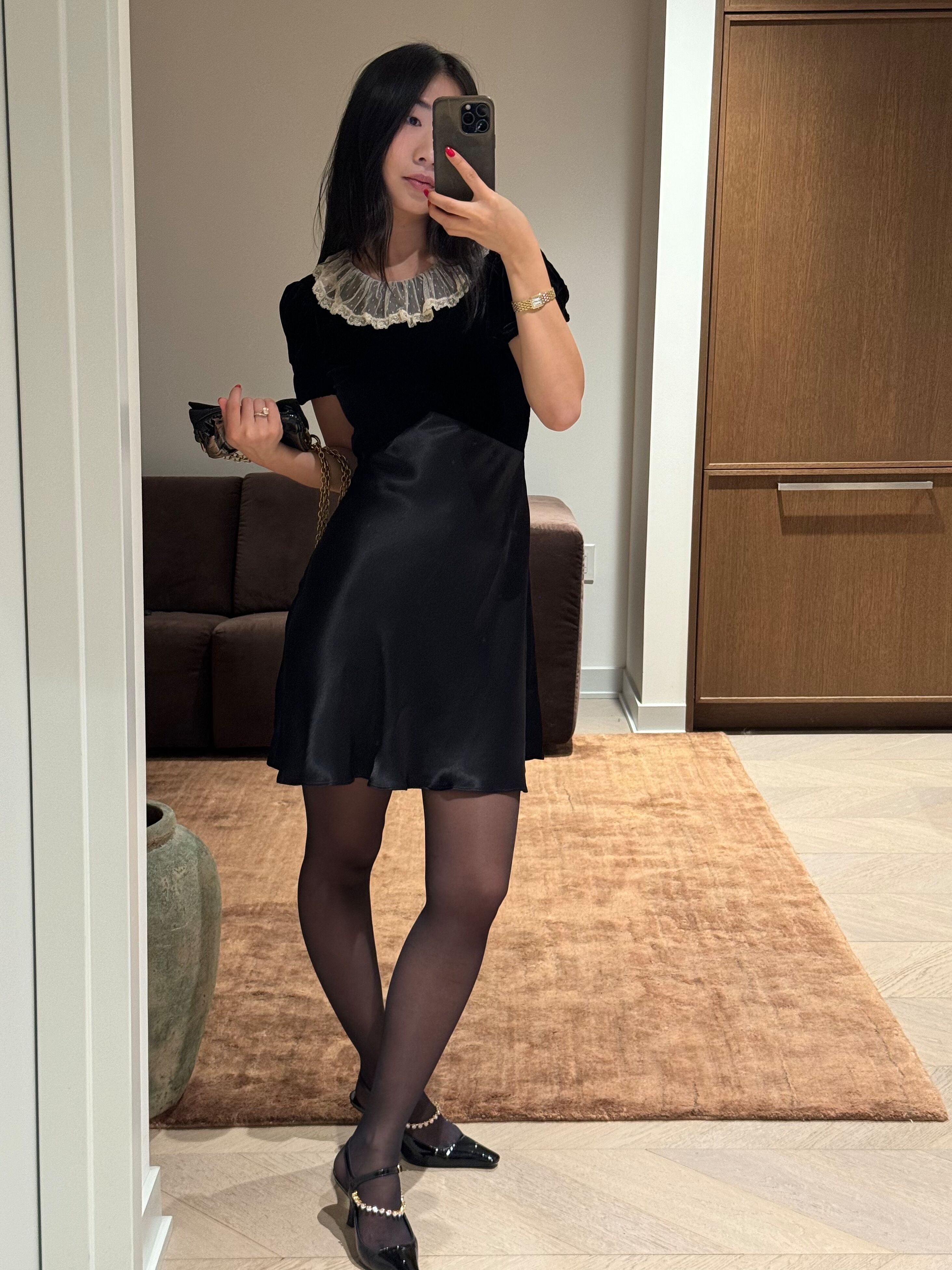 Adelie Dress - Black | DÔEN