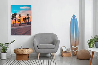 Santa Monica Sunset Wall Art | BIG Wall Décor