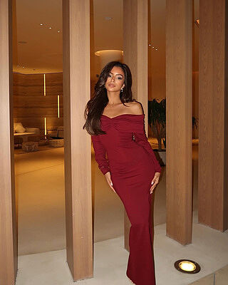 ワンピース [YOUHEE] BASIC OFF-SHOULDER DRESS WINE 64193HB01_20WINE-1_1200x1200.