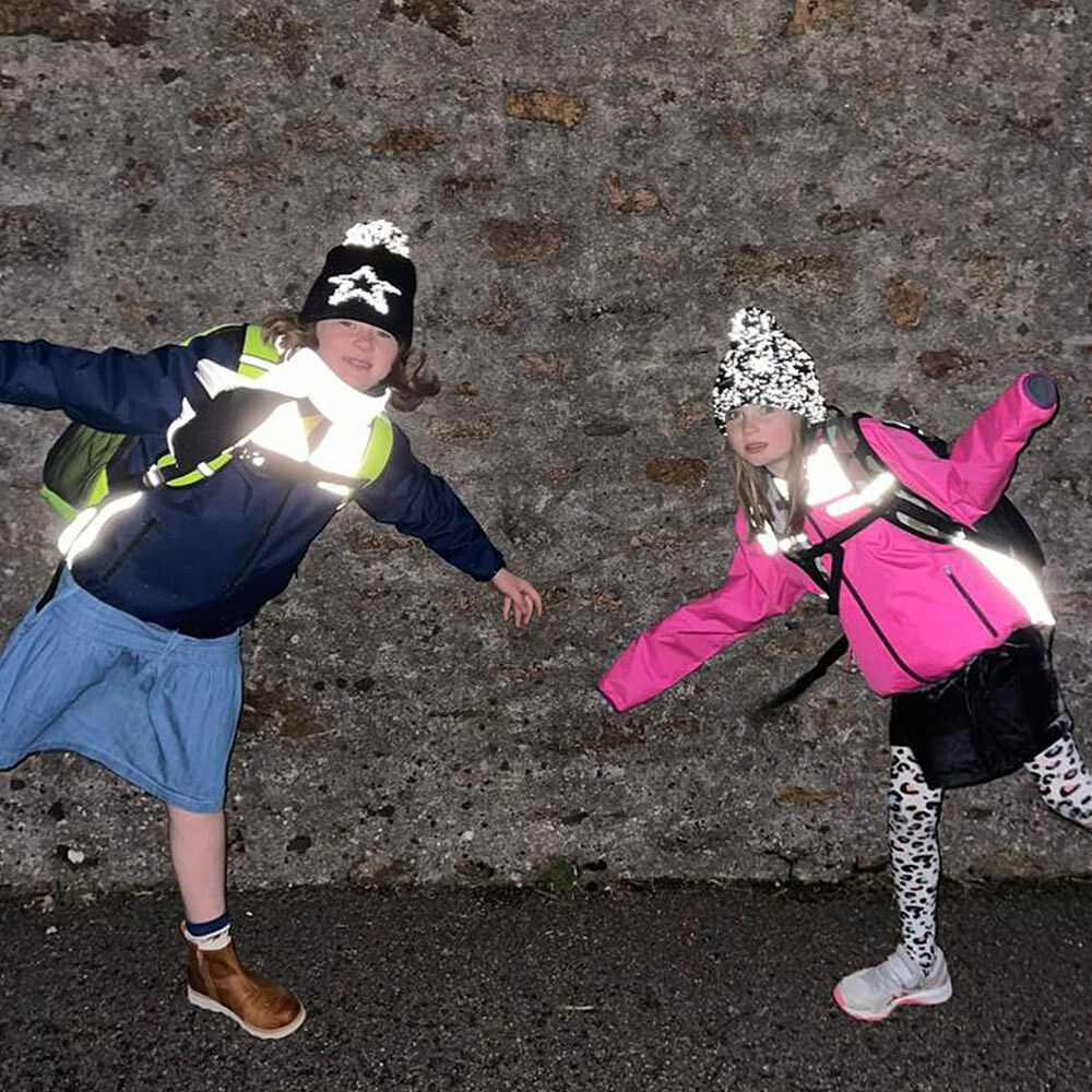 Regenbogen-Schal Für Kinder - Weiches Halstuch Mit Fransen Für Kalte Tage