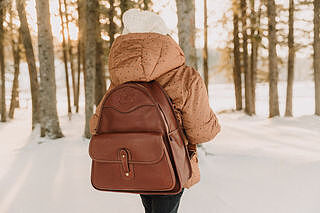 Rucksack No. 33 | Vintage Chestnut Leather Backpack | Ghurka