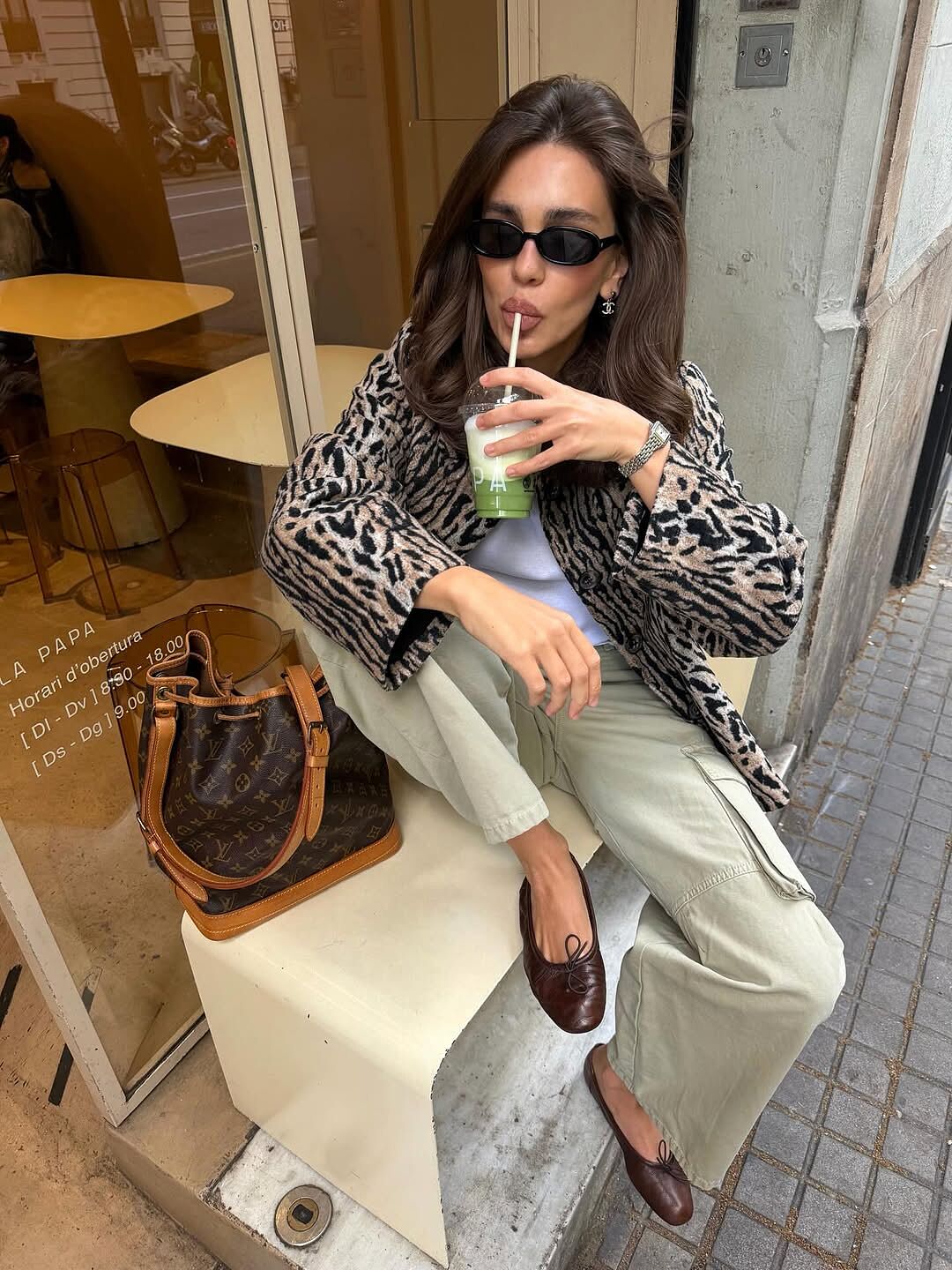 Tommie Leopard Jacket in Brown Bohemia Leopard | RIXO USA ⋆