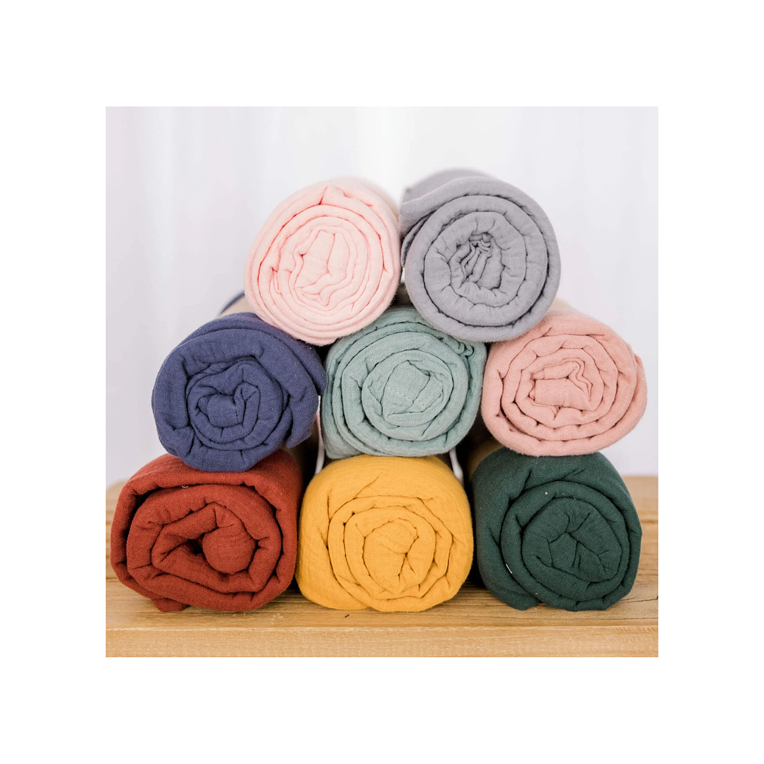 Solid color best sale muslin swaddle blankets