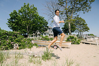 Weekend Oxford Standard Fit - Blue Stripe