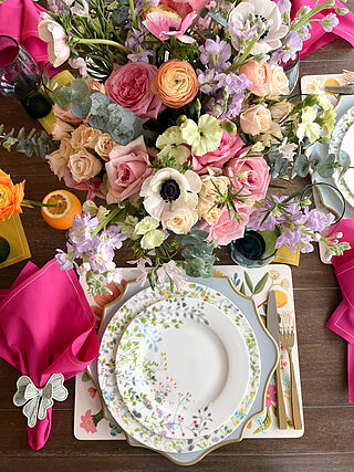 Tivoli Garden Rectangular Platter, 14.75 Inch