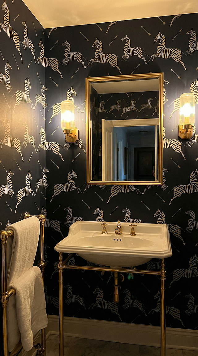 Wildlife Zebra with Arrows Wallpaper Mural