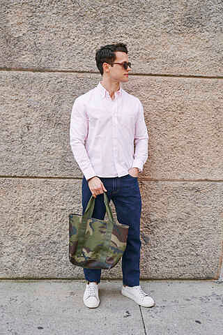 Weekend Oxford Standard Fit - Burgundy