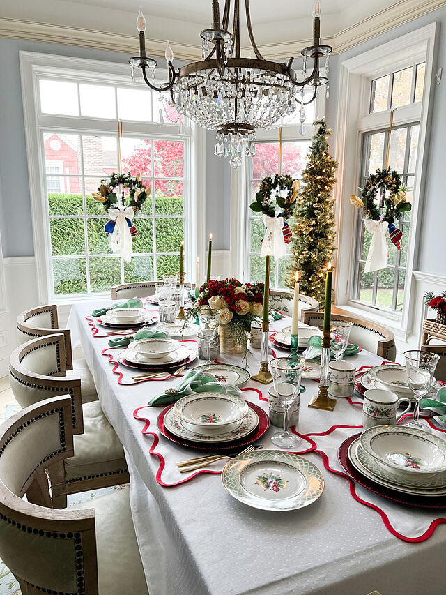 Winter Holiday Dinner Plate Winter Holiday Dinner Plate