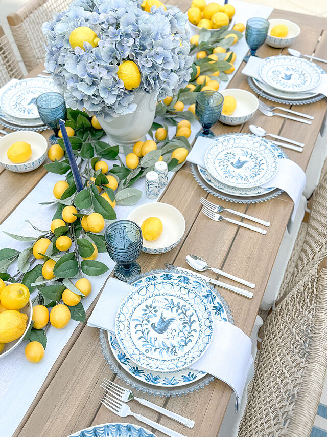 Sicily Blue Salad Plate